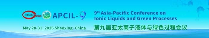 9th Asia-Pacific Conference on Ionic Liquids and Green Processes
